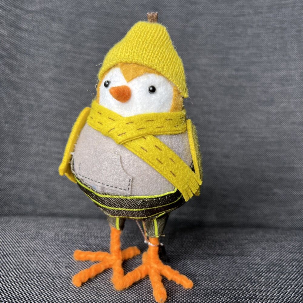 Target Spritz Featherly Friends “Filbert” Fabric Bird Figurine 2020 Fall Autumn